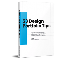 A design book about optimizing your design portfolio to land your dream design job