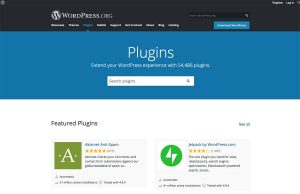 WordPress.org software offers over 54,000 plugins