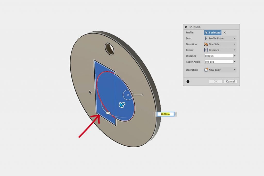 How to insert an SVG in AutoDesk Fusion 360 Step 7