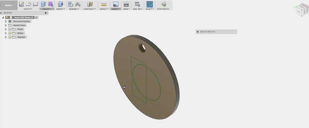 How to Insert an SVG Logo in Autodesk Fusion 360