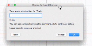 Already taken keyboard shortcuts in Autodesk Fusion 360 show a warning symbol