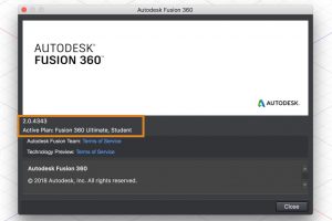 Check the Fusion 360 version number to make sure you have the most up to date version