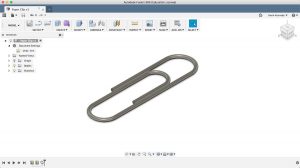 Learn Fusion 360 in 30 Days - 3D model a paper clip