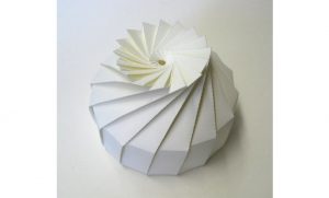 Origami can be seen as a real-world example of a polygon mesh file