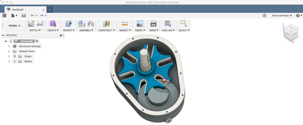 Adding Joints and Contact Sets to a Geneva Drive in Fusion 360