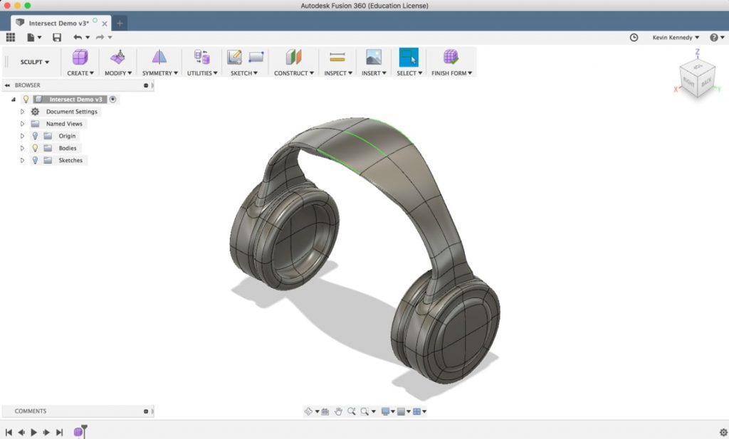 How to repair self-intersecting t-spline bodies in Autodesk Fusion 360.