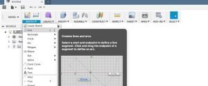 How to use the line tool in Fusion 360