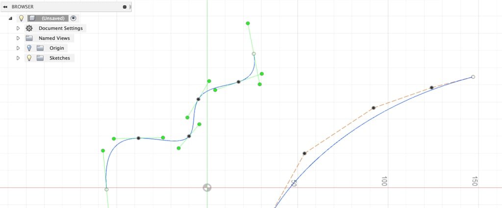 How to Create Fit Point Splines and Control Point Splines in