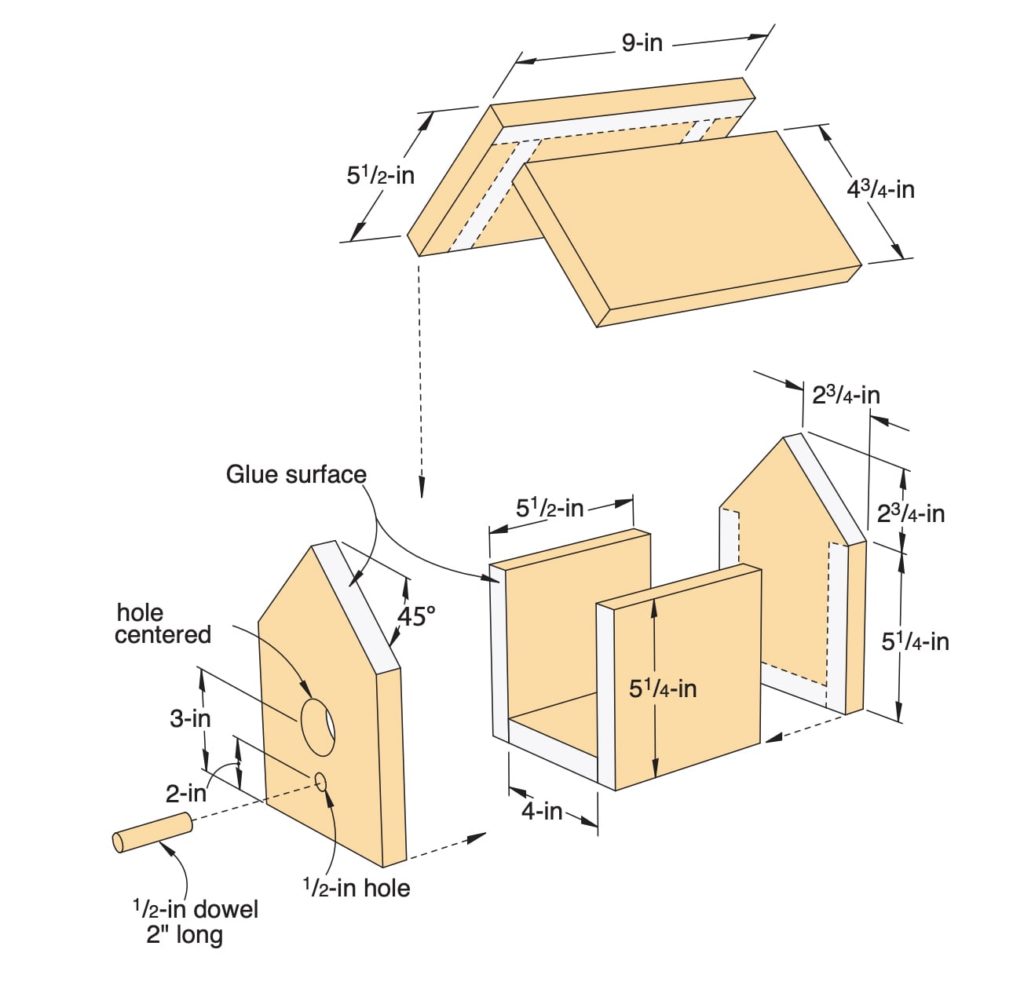 Decorative DIY Birdhouses