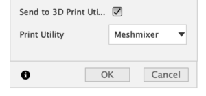 Send STL in Fusion 360 to 3D Print Utility