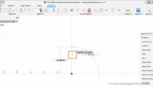 Automatic constraints in Fusion 360