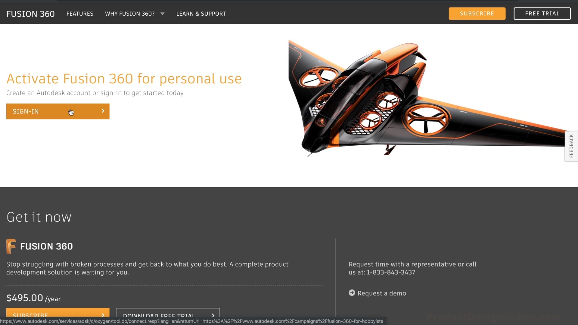 Download Fusion 360 for free with the Personal Use license