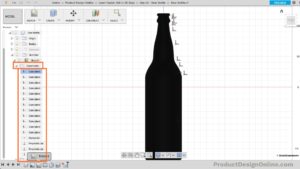 Constraints list in Fusion 360