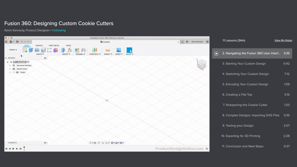 Learn Fusion 360 on Skillshare