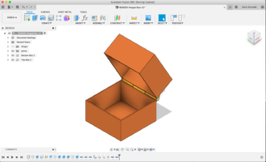 Parametric box stl and Fusion 360 file for 3D printing