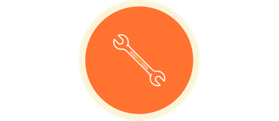 A wrench icon representing a 3D tinker supporter of the Product Design Online YouTube channel