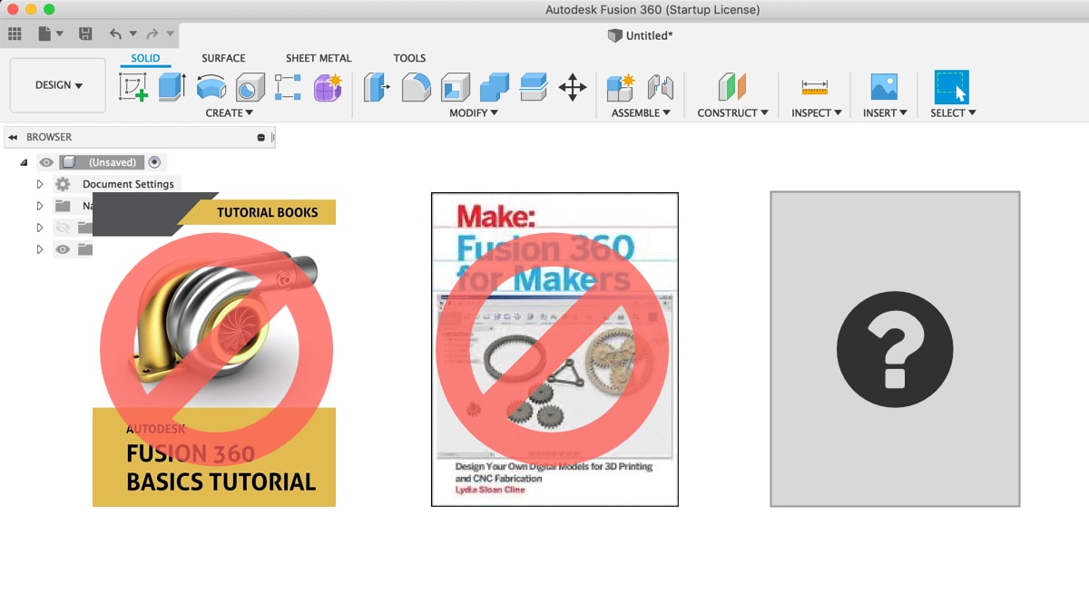 Why Books Don't Work for Learning Fusion 360