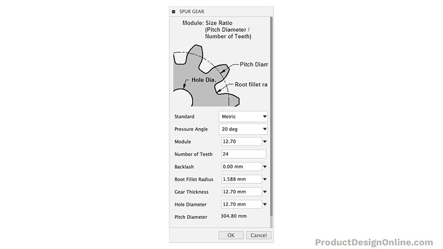 printable gear template generator online