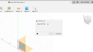Learn how to insert an SVG file into Fusion 360