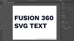 Text becomes vectorized after creating outlines from text in Adobe Illustrator