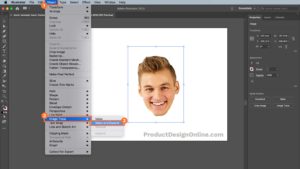 Adobe Illustrator Image Trace function can help make a stencil