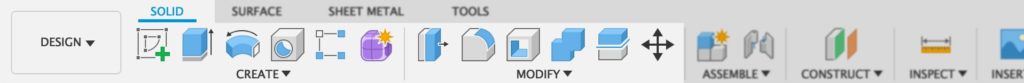 Solid tab in Fusion 360