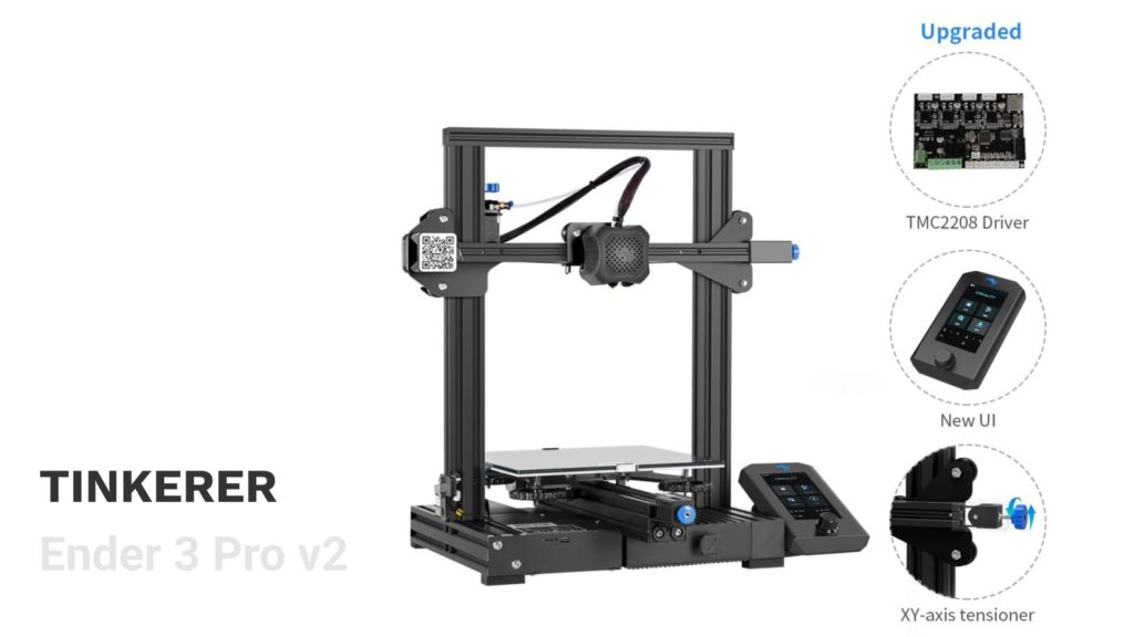 Ender 3 Pro v2 3D printer that is recommended for beginners