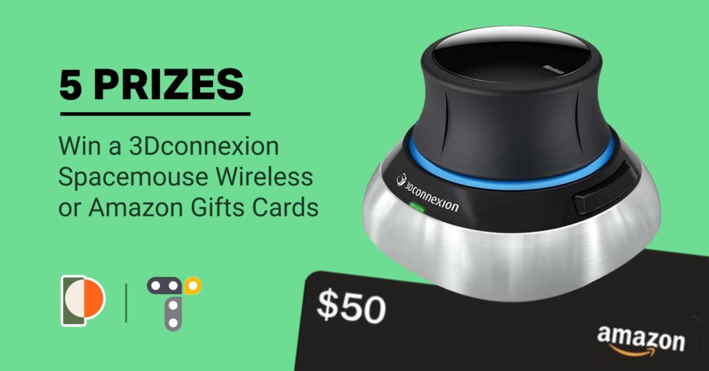 Win a 3Dconnexion Spacemouse Wireless or Amazon Gift Cards