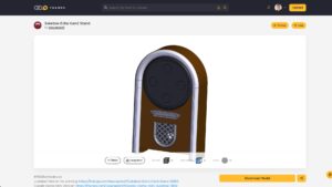 3D printable jukebox Echo gen 2 stand