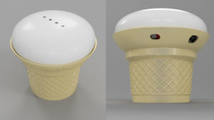 3D printable ice cream cone google home mini