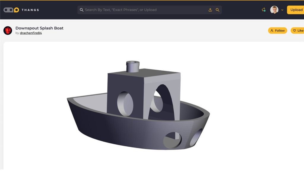 3D Printable Splash Boat