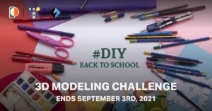 August 3D Modeling challenge by Product Design Online