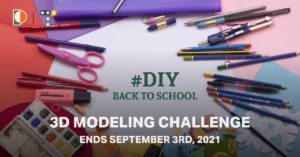 DIY back to school 3D modeling challenge