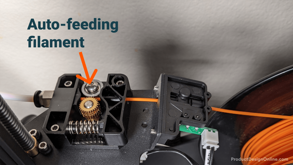 Auto-feeding filament on JGMaker Magic 3D printer