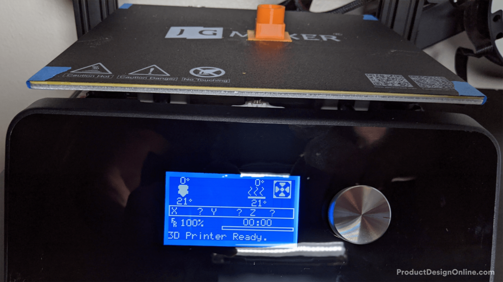 LCD screen on JGMaker Magic 3D printer