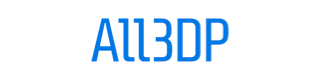 All3DP logo in blue with transparent background