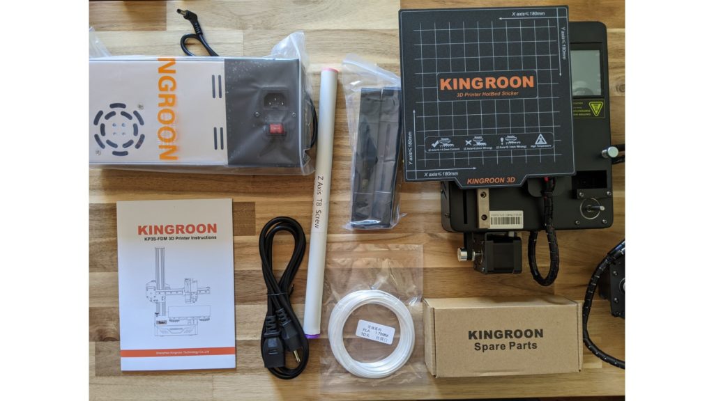Unboxing and review of the Kingroon KP3S 3D Printer