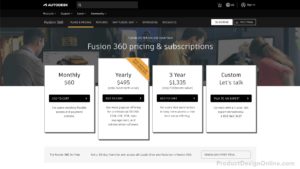 Fusion 360 vs SketchUp cost of Fusion 360 subscriptions