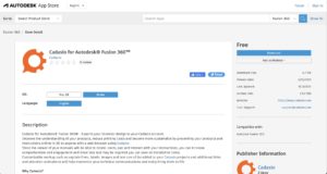 Cadasio for Autodesk Fusion 360 is a free add-in available in the Autodesk app store