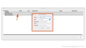 Create a new User Parameter in Autodesk Fusion 360