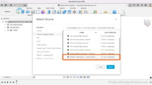 Create Master Parameters in Fusion 360