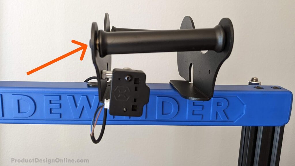 Bent spool holder on the Artillery Sidewinder X2 3D Printer