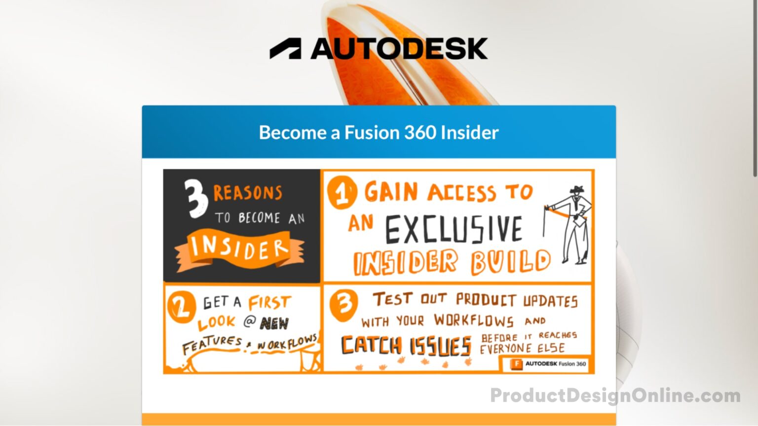 Autodesk Fusion 360 Insider Program
