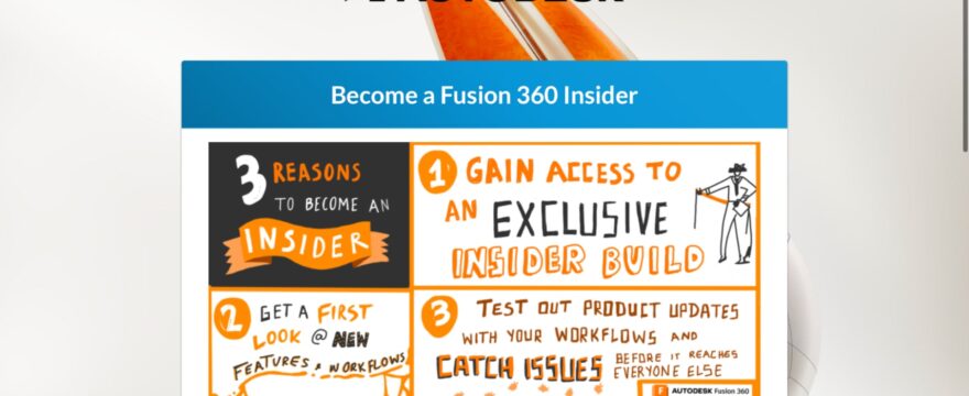 Autodesk Fusion 360 Insider Program